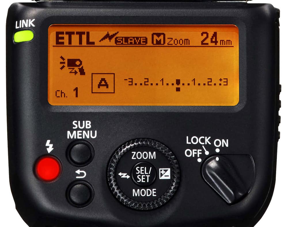 SPEEDLITE 430EX III LCD On Orange Slave Optical BCK