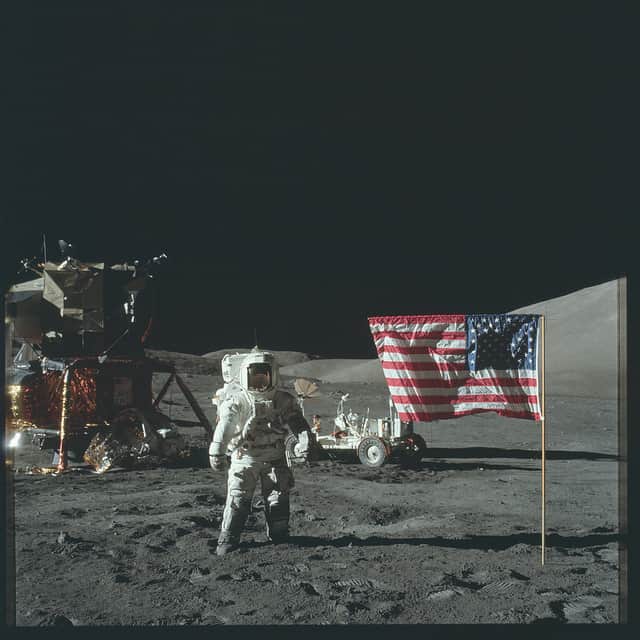 Foto Apollo Astronauten, NASA 